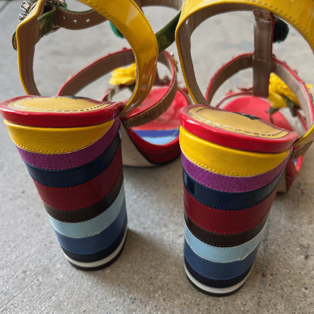 Image of DOLCE & GABBANA PARTY HEELS