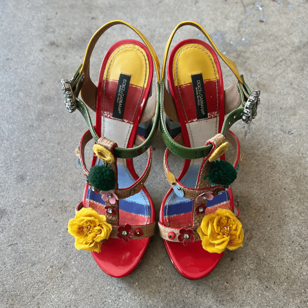 Image of DOLCE & GABBANA PARTY HEELS