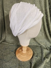 Linen Stretchy Wrap White