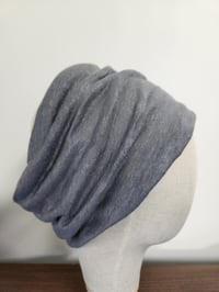 Image 3 of Linen Stretchy Wrap Gray
