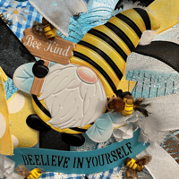 Image 4 of Be Kind Gnome Wreath