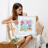 Image 4 of Anesthesia Garden- Watercolour Print Poster