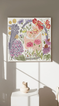 Image 12 of Endoscopy floral watercolour-Poster print