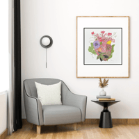 Image 1 of Heart Blooms- Poster Print
