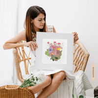 Image 8 of Heart Blooms- original artwork 