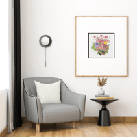 Image 17 of Heart Blooms- Poster Print