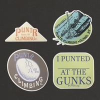 Image 1 of Gunks Stickers ($2 for 1 or all four for $6)