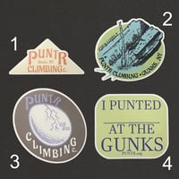 Image 3 of Gunks Stickers ($2 for 1 or all four for $6)