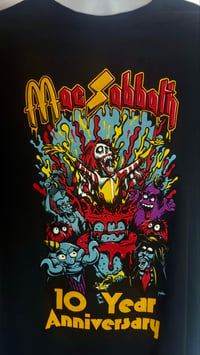 T-shirt "10 Year Anniversary Mac Sabbath"