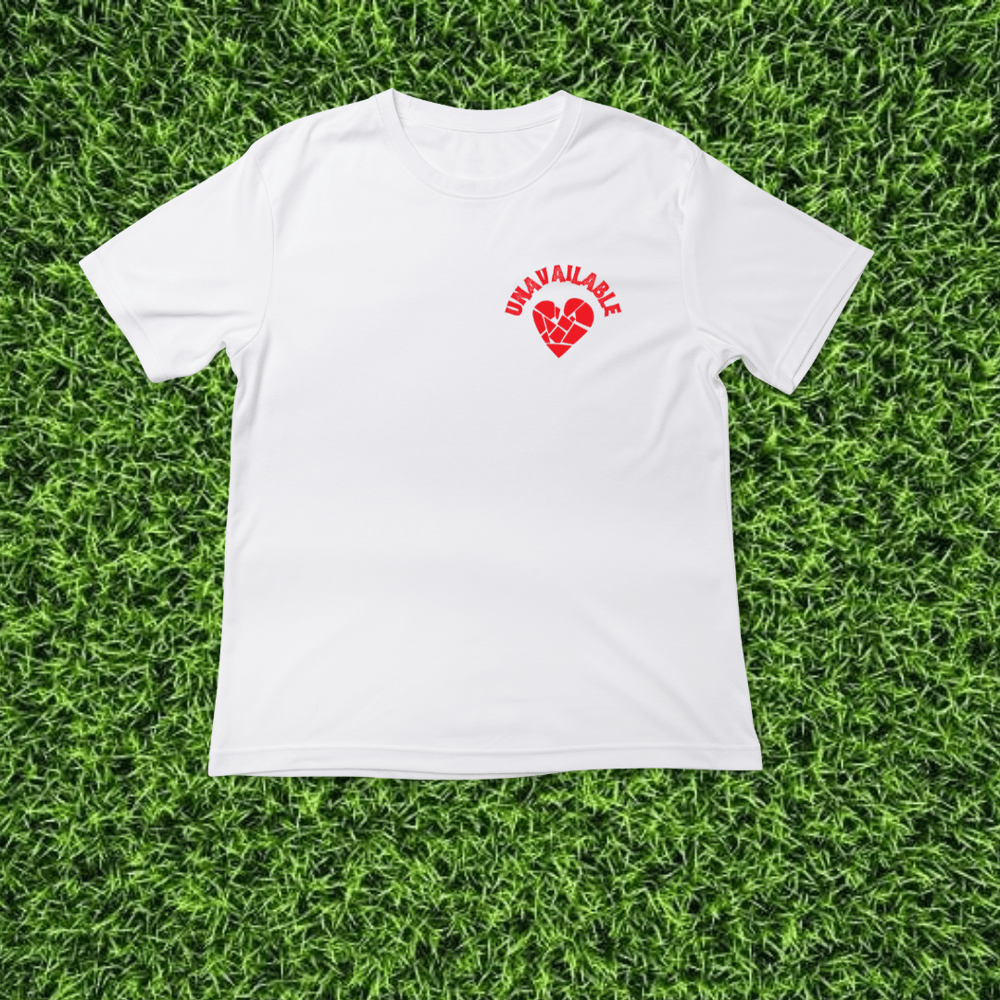 Image of White & Red Minimal T Shirt 