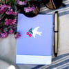 Carnet "notes" couronne printanière