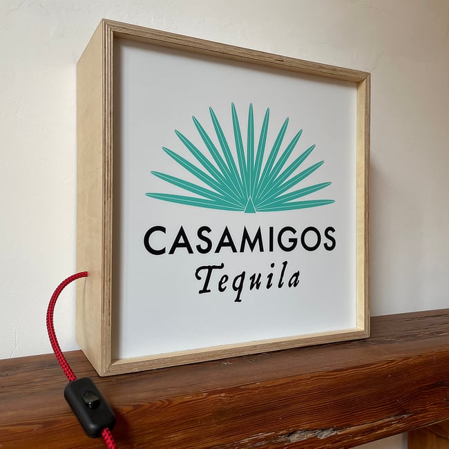 Casamigos Tequila branded light box