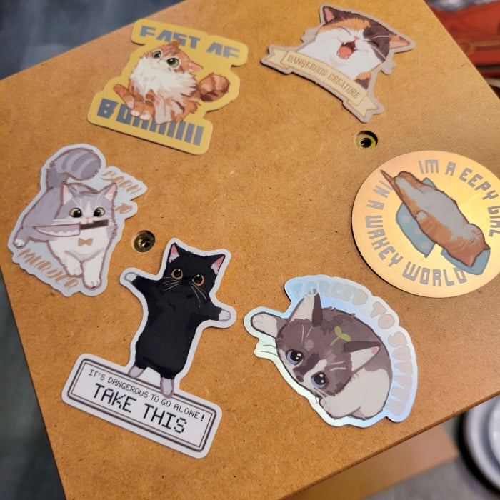 CAT! stickers