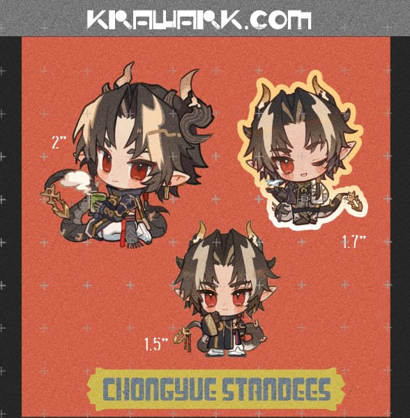 Arknights Chongyue standee