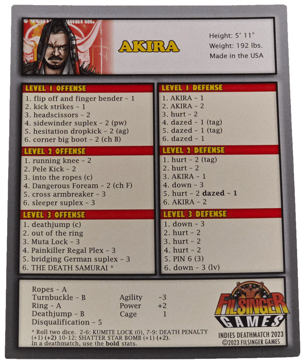 Image of Death Samurai (big trading card)