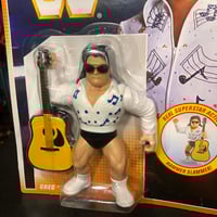 Image 3 of WWE Wrestling Mattel Retro Series 13 Mattel Creations #3 Greg Valentine Figure