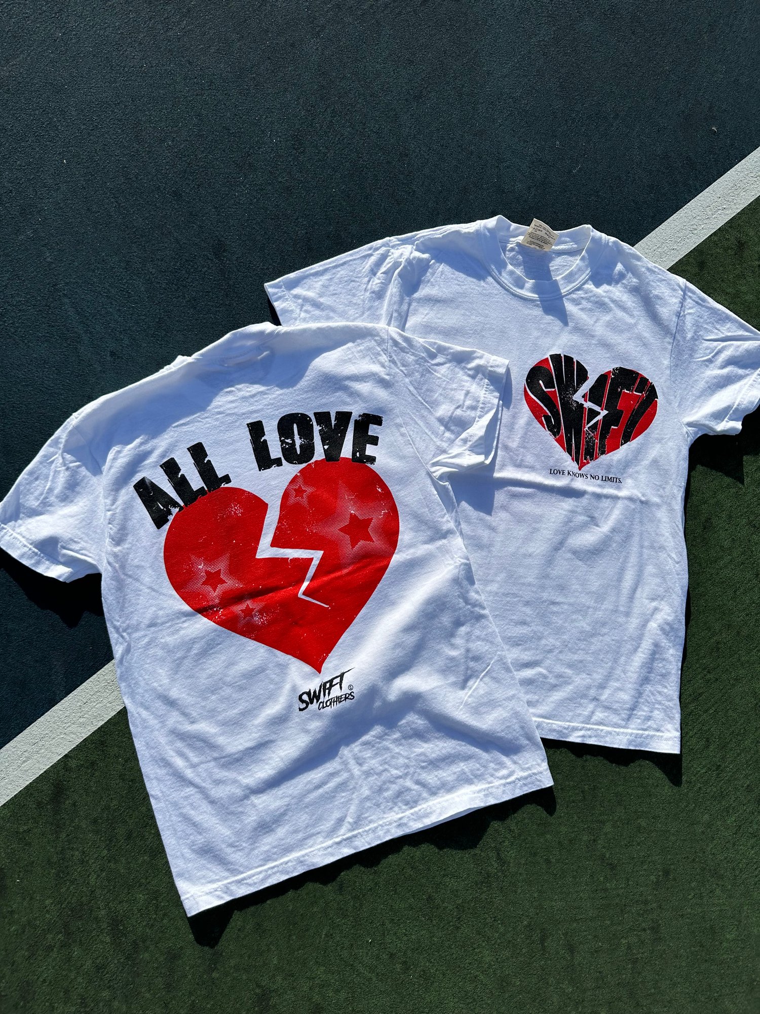 Image of White "All Love" Tee