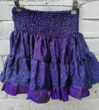 Boho Mini Skirt Rara- Purple