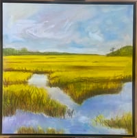 Electric Green Marsh (24x24)