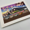 New! Inkymole's ‘Party at Fuji-san’ art print