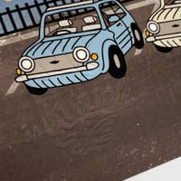 Image 4 of Inkymole's ‘Party at Fuji-san’ art print