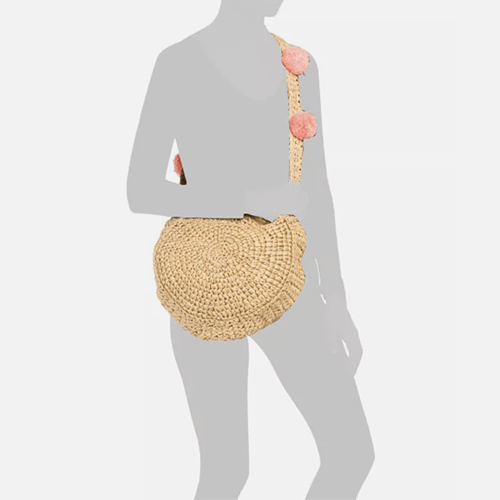 Image of SHIRALEAH Rio Shoulder Straw Bag