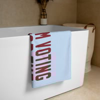 Image 4 of I'm Voting For The Felon 2024 Towel from PatriotsCo.como