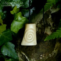 Image 1 of Deer Bone Spiral Bead (PE1796#2)