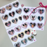 Image 3 of Pearl Heart Teen Stickers