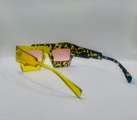 Image 3 of Black and Yellow Print Sunglasses 