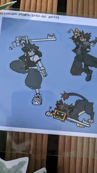 Image 2 of Sora Alt. Outfits Sticker Sheet