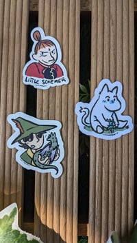 Image 2 of Snufkin, Little My and Moomin Stickers