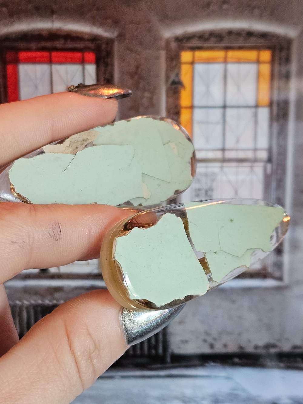Image of Hudson River State Hospital Paintchip Barrette