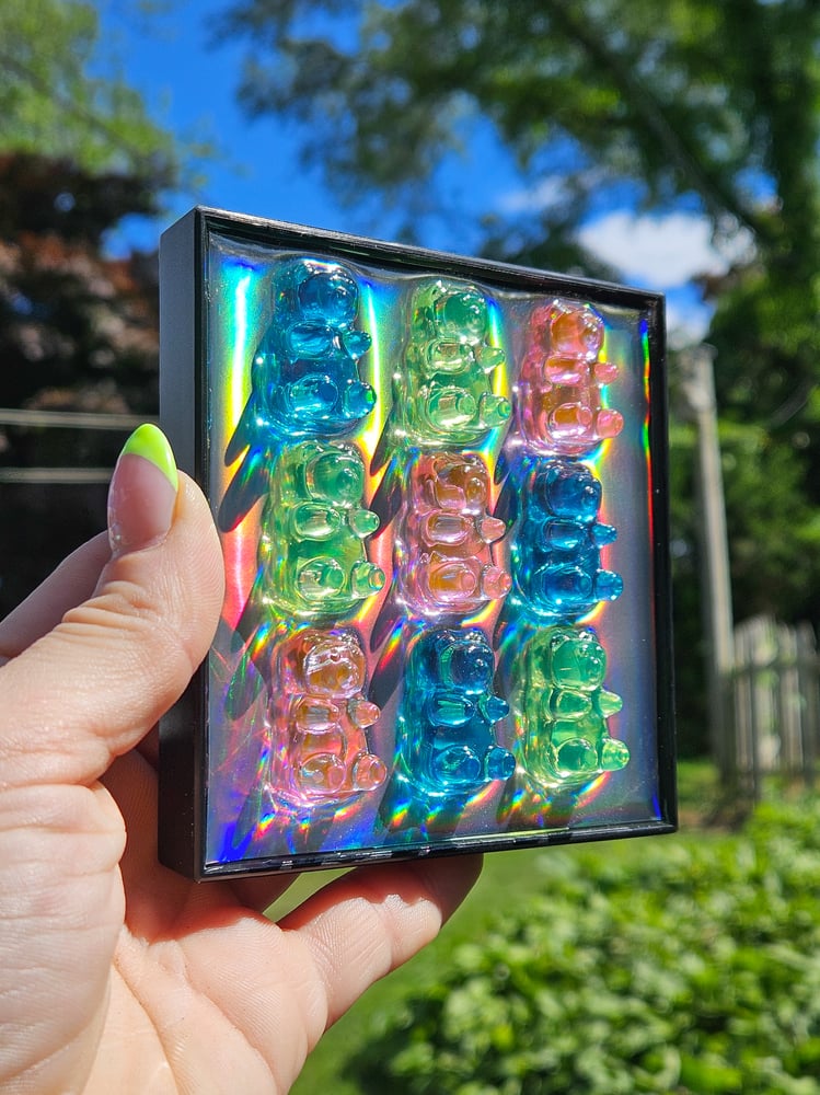 Image of Gummy Bears Holographic Wall Art