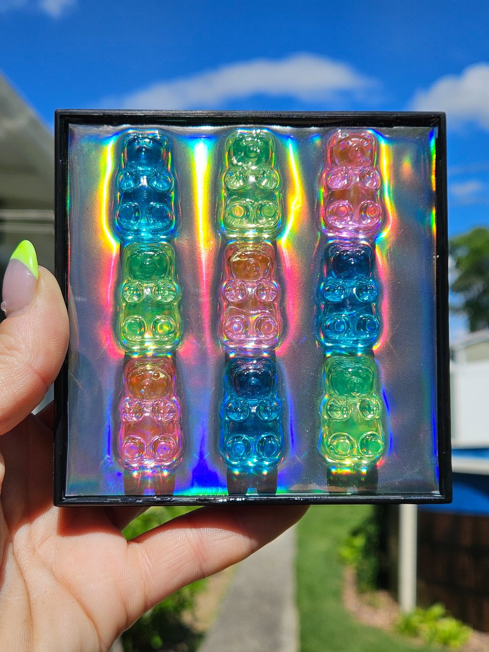 Image of Gummy Bears Holographic Wall Art