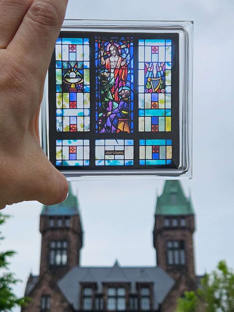 Image of Bando Buff Jesus Square Coaster 2