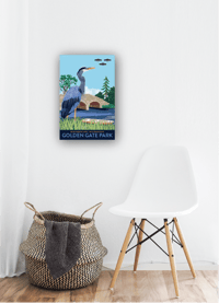 Image 2 of Golden Gate Park UFO print