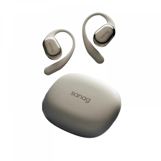 Sanag C16S Open Ear Bluetooth 5.4 Wireless Headphones, HiFi Sound TWS Earbuds, 8 Hours Playback