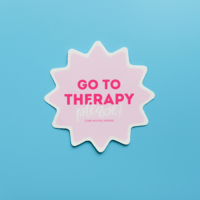 Image 1 of Go To Therapy Please! Sticker