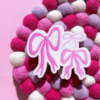 Image 1 of Pretty Pink Bow's Sticker