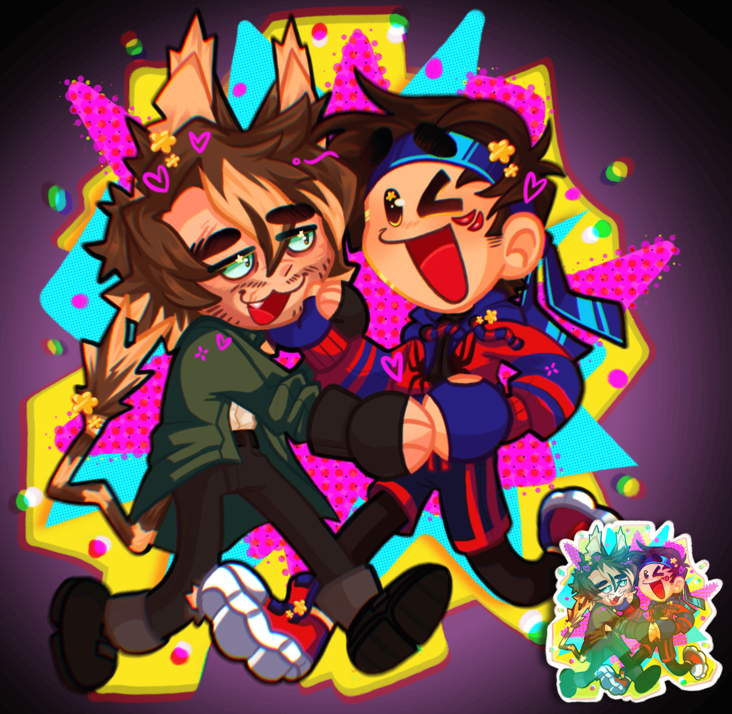 Guapoduo Holographic Sticker