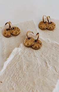 Image 2 of Gold celestial earrings 