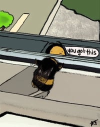 Bee's Encouragement Print