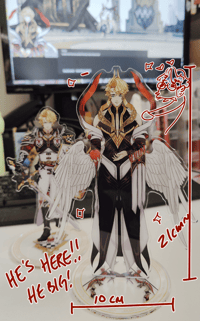 Image 2 of GUARDIAN STANDEE SET + MABINOGI ACRYLIC PINS