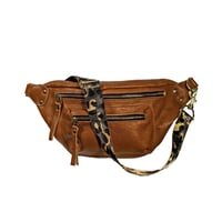 Image 1 of The Joan Saddle Tan Cross Body Bag -SM