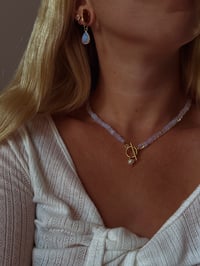 Image 5 of Opal Pearl Necklace (Gold)