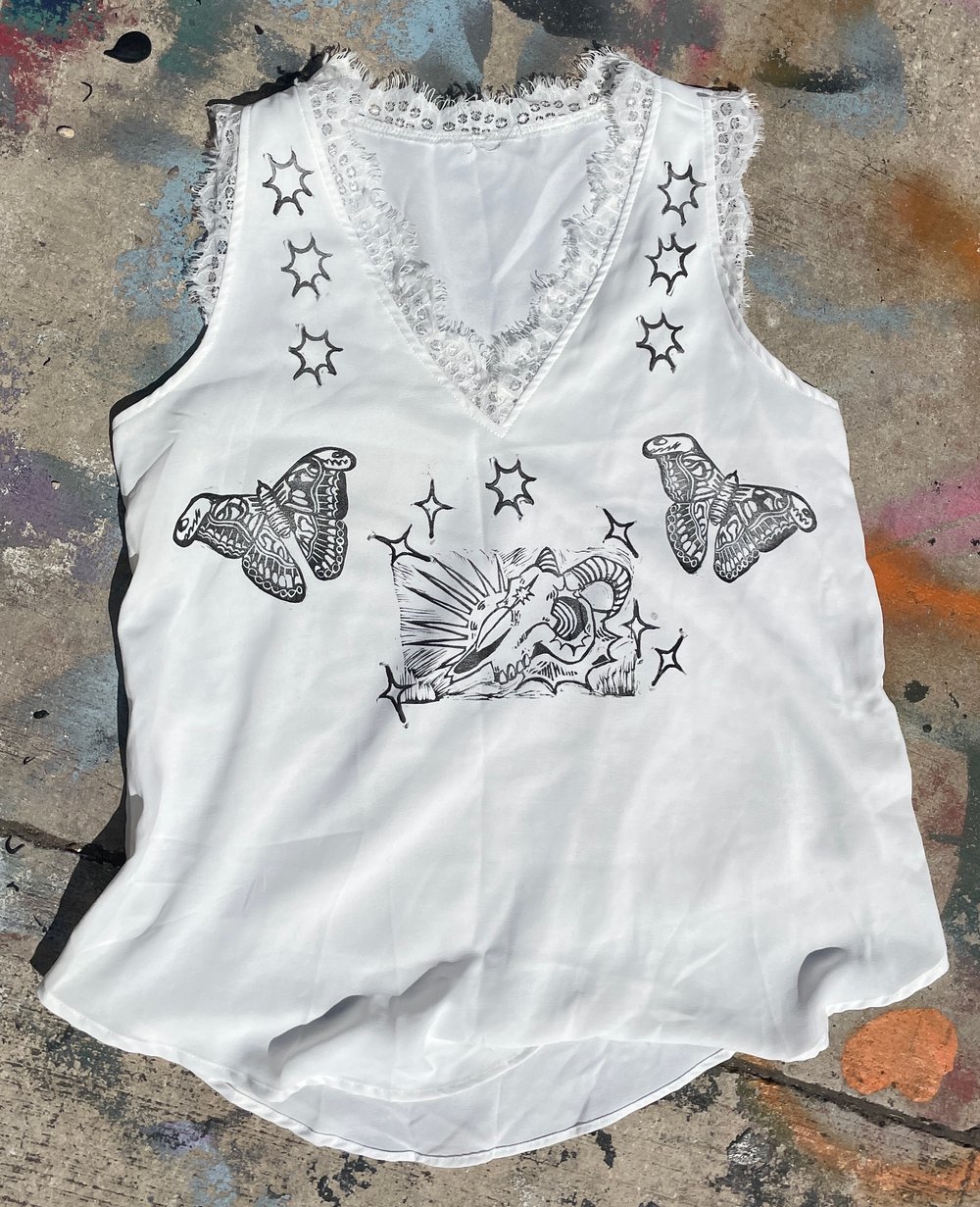 Hand Printed Tank