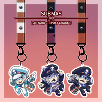 Image 1 of SUBMAS LANYARD + EPOXY CHARMS