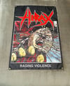 HIRAX banner/flag/wall poster "Raging Violence" 