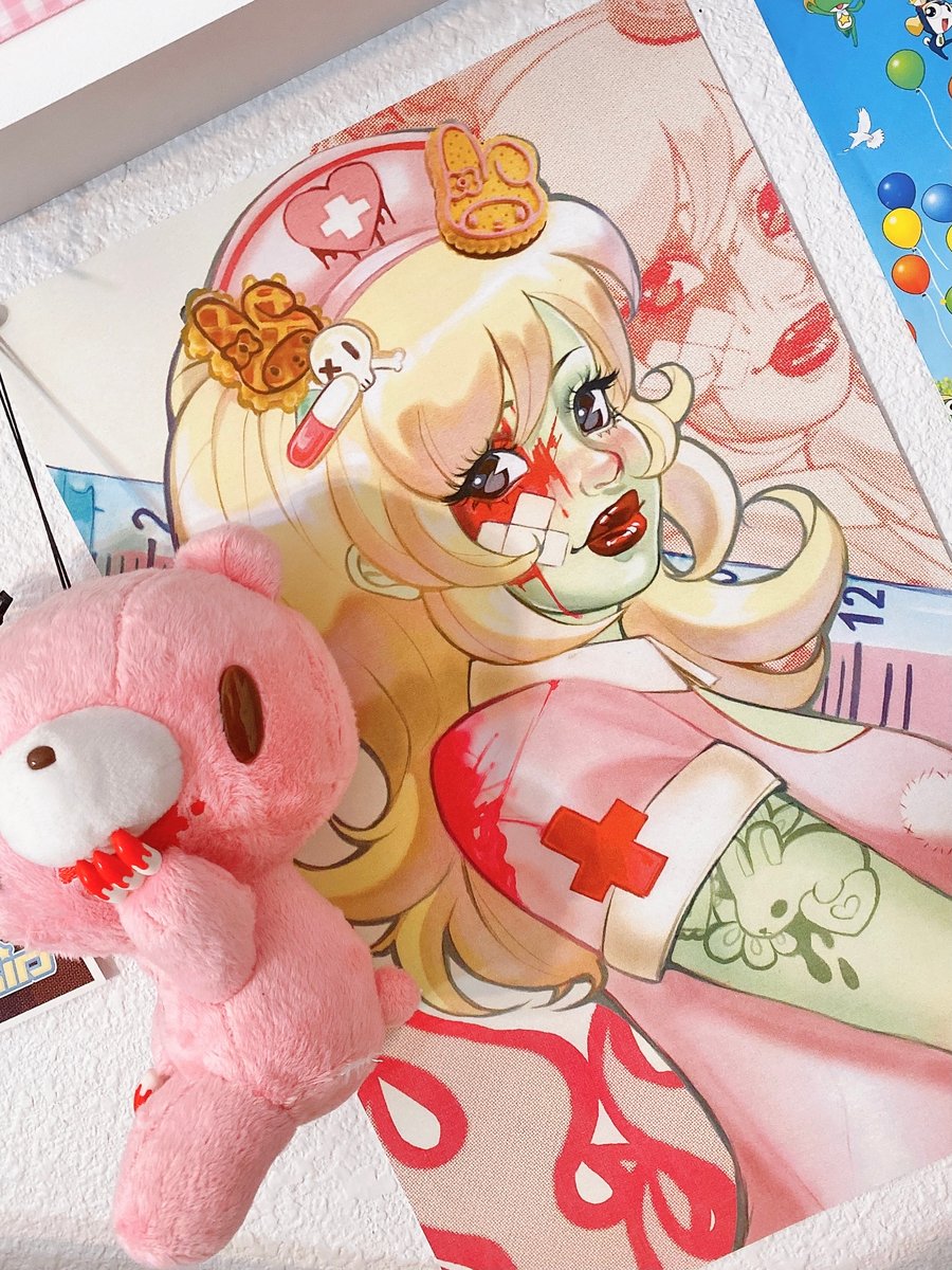 Image of Bubblegum nurse poster